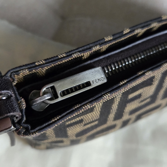 Fendi Zucca FF Pochette Shoulder Bag - Picture 5 of 16